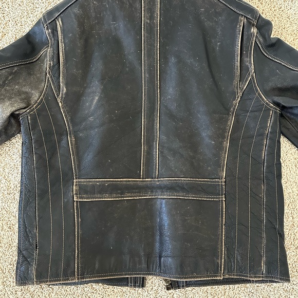 Beautiful preowned genuine leather Marc New York jacket size M. - Picture 3 of 5